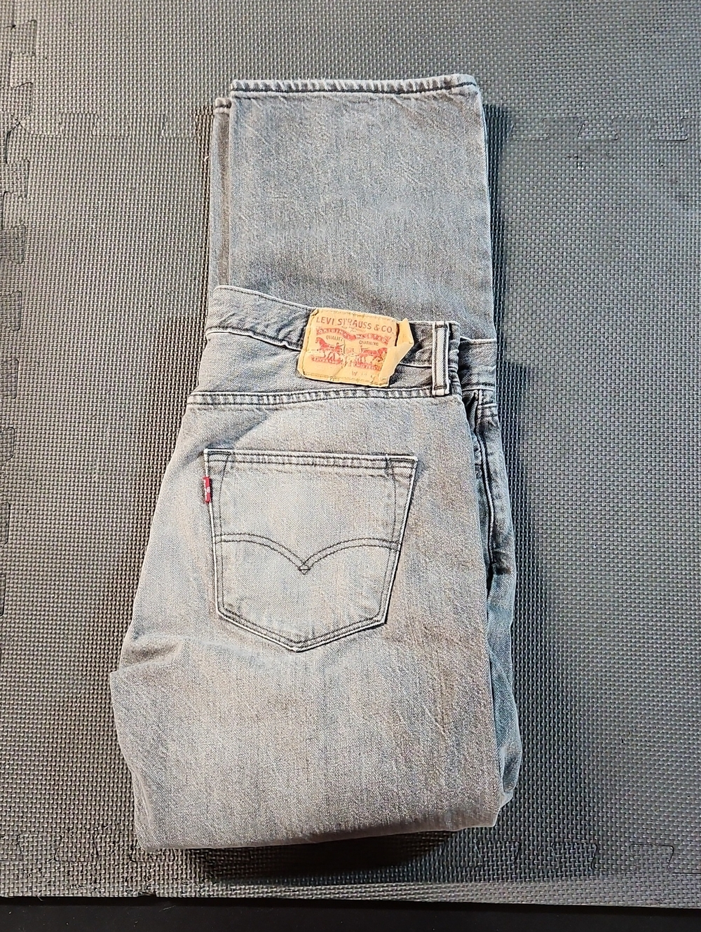 Levi's 501 Gray Jeans Size 34/32